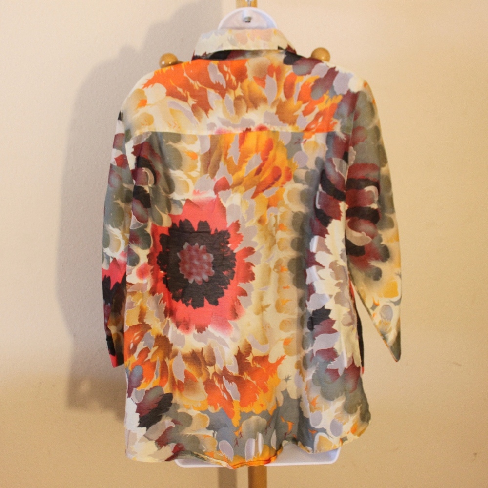 patterned blouse - Picture 4 of 7